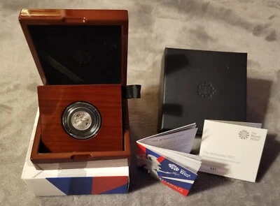 2017 Great Britain £25 Platinum Britannia Proof 1/4oz  .999 pt w/OGP & COA - Image 1 of 4