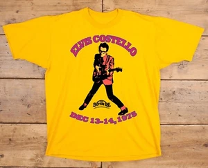 Elvis Costello Bottom Line NYC 1975 Concert T -Shirt XL - Picture 1 of 2