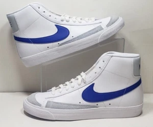 Nike Blazer Mid '77 VNTG weiß Game Royal Schuhe Größe 8,5 Herren Größe 10 Damen neu - Bild 1 von 7
