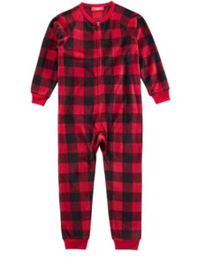 Family PJs Kids Unisex Pajama Set, Buffalo Check, Size 4-5 - Picture 1 of 1