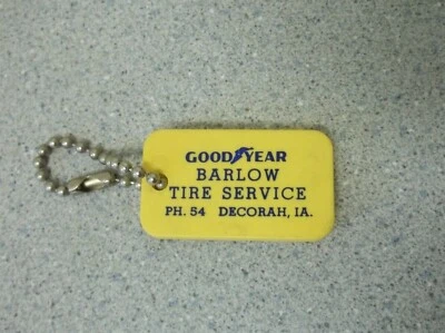 GOODYEAR Tire Service Llavero Barlow Tire Service Decorah, Iowa Ph. 54 Foto 1 de 4