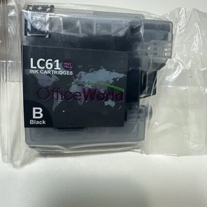 LC61 High Yield BLACK Ink Cartridge from Office World, SEALED in bag A9 - Picture 1 of 3