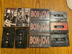 Bon Jovi Original Cassette Tape lot From Canada 3 different Versions - Picture 1 of 4