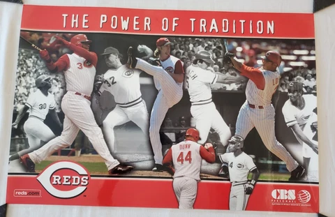 Cincinnati Reds Baseball Lamented Poster- Size 24.5 x 36.5- 2006 SGA- Used Cover