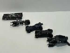 Hot Wheels DC Batman Basic Lot Of 5 TUMBLER BATCYCLE CLASSIC ‘66 The Bat LOOSE - Picture 1 of 6