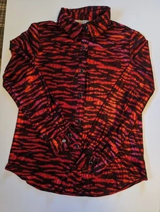 Roper Wear The West Girls L 10-12 Animal Snap Red Snap Buttons - Picture 1 of 11