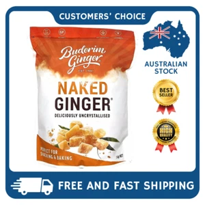 UNCRYSTALLISED GINGER 1KG BY BUDERIM - FREE & FAST POST - Picture 1 of 7