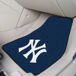 MLB - 2-piece Carpeted Car Mats Baseball Team Logo 17" x 27" - Picture 1 of 63