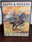 SMITH & WESSON REVOLVERS "THE HOSTILES" ADVERTISING POSTER
