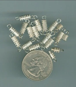 16 pieces Silver Plated Closures Screw Type Closures Silver Plated 16 pieces - Picture 1 of 1