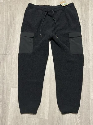 Nuevos pantalones de vellón Jordan Sherpa para hombre negros talla XL $110 Foto 1 de 4