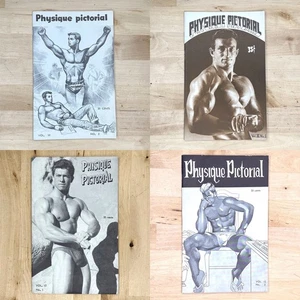 4er Pack PHYSIQUE PICTORIAL Early 60s Issues — Vintage Male Magazines UNCIRCULATED - Bild 1 von 5