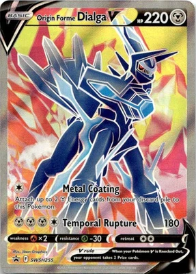 SWSH: Sword & Shield Promo Cards #SWSH255 Origin Forme Dialga V - Image 1 of 2
