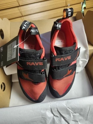 ClimbX Rave Racing Red Climbing Shoes Men's US 6.5/ Women's US 7.5 - Image 1 of 4