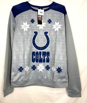 INDIANAPOLIS COLTS NFL FEO NAVIDAD SUÉTER SUDADERA PARA HOMBRE MEDIANO ENVÍO GRATUITO Foto 1 de 2