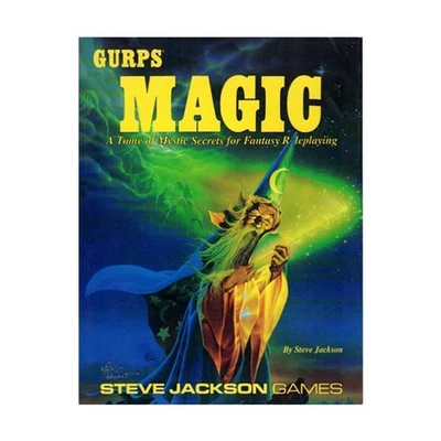 SJG GURPS 1st-3rd Ed Magic (1st Ed, 2nd) VG+ - Image 1 of 2