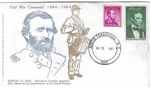 U.S. - Civil War Centennial cover canceled North Tonawanda, NY, March 10, 1964 - Picture 1 of 1