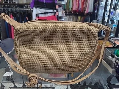 Bolso de hombro Bottega Veneta de cuero tejido tostado  Foto 1 de 4