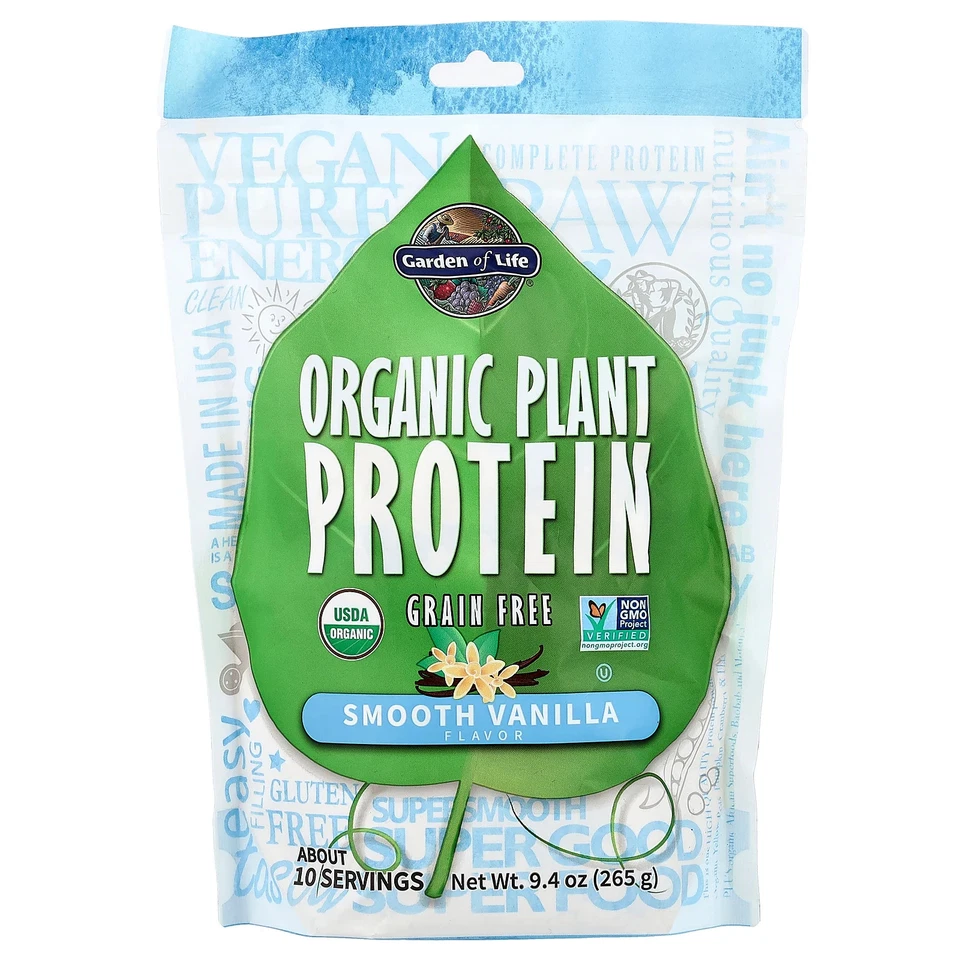 Garden of Life Organic Plant Protein Vanilla 258g Powder