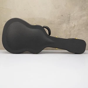 Estuche rígido de cuerpo hueco negro Tolex dorado herrajes para guitarra #55999 - Imagen 1 de 15