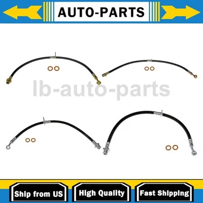 4x Mangueira de freio dianteira traseira para Acura RDX 2012 - Imagem 1 de 4