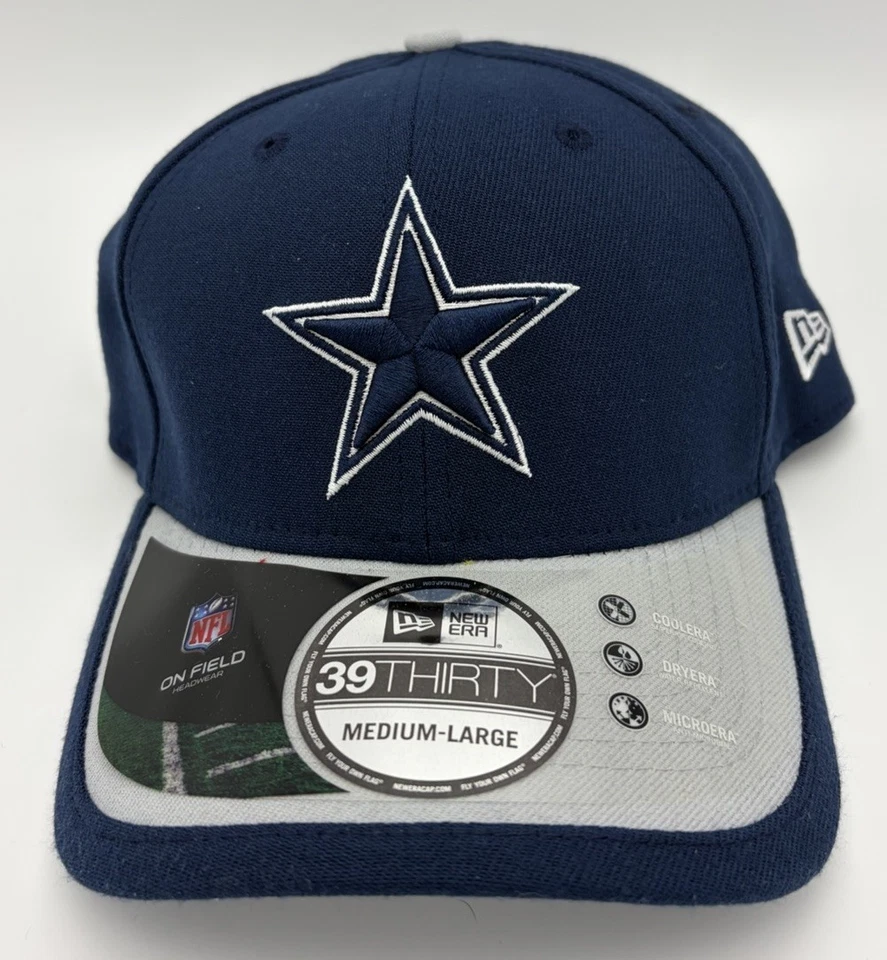 Dallas Cowboys Official 2015 Era 39thirty Player Coach Sideline Cap Hat M-l