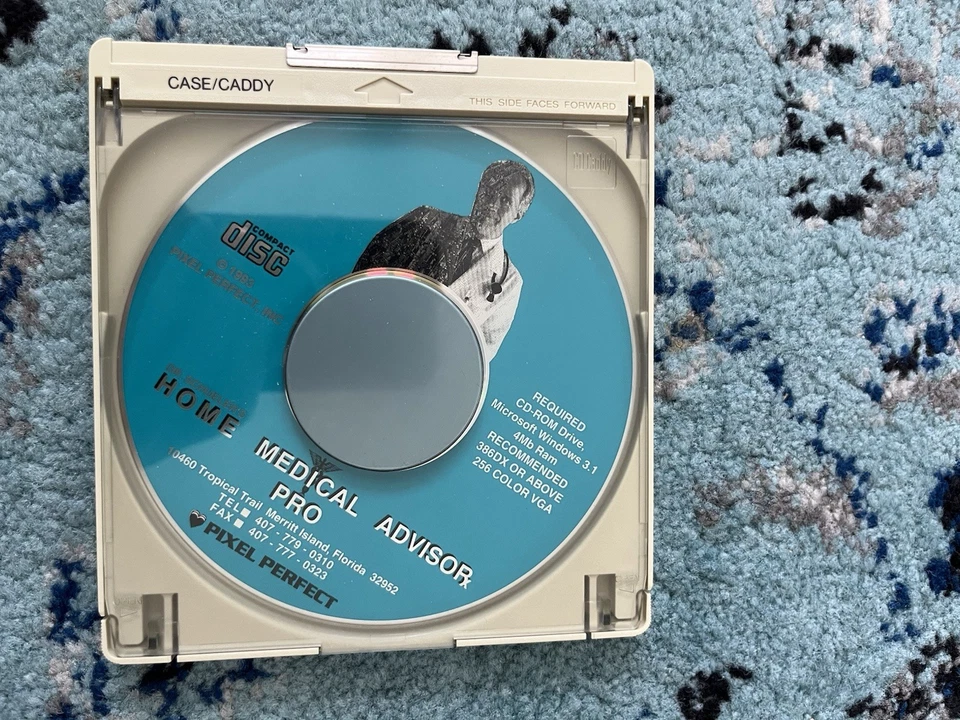 Dr. Schueler's Home Medical Advisor Pro Software Vintage Disco CD ROM - Solo disco Foto 1 de 1