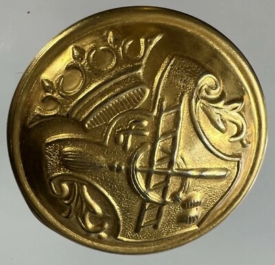 OLD BUTTON FRENCH NOBILITY ? ANCIEN BOUTON DE LIVRÉE NOBLESSE PRINCE ARMOIRIES - Image 1 of 4