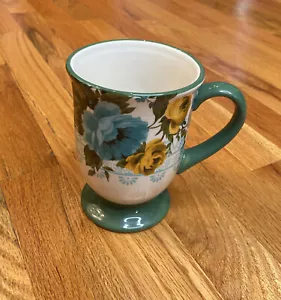 THE PIONEER MUJER PEDESTAL LATTE TAZA ROSA SOMBRA MANGO VERDE - Imagen 1 de 13