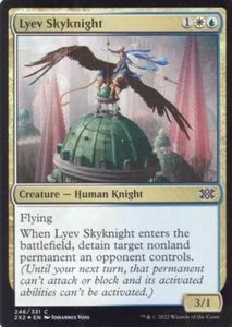 LYEV SKYKNIGHT 246/331 FOIL DOUBLE MASTERS 2022 MTG MAGIC QUASI NUOVO (il tuo costruttore di mazzi) - Foto 1 di 1