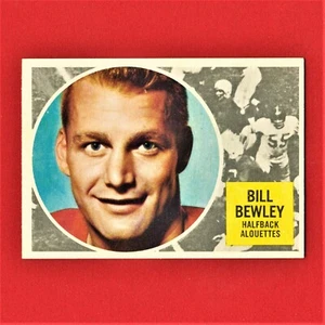 Bill Bewley - 1960 - Alouettes - Topps CFL - #49 - (EX) - A8 - Imagen 1 de 2