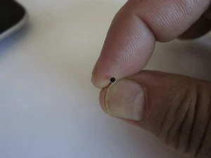 Sterling Silver Nose Stud Jet Black 925 silver 10mm long 24 gauge 1.5mm Crystal - Picture 1 of 1