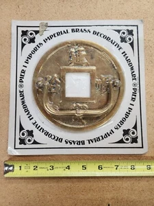 PIER 1, Vintage dekorativer schwerer Türklopfer aus Messing ~ asiatisch inspiriert, aus altem Lagerbestand - Bild 1 von 1