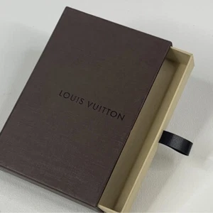 Louis Vuitton Empty Brown Drawer Box and dust bag 5.5”x 3.5”x 1” - Picture 1 of 2