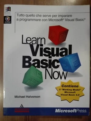 Halvorson LEARN VISUAL BASIC NOW Mondadori 1997 programmare microsoft manuale  - Immagine 1 di 3