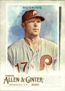 2020 Allen and Ginter #9 Rhys Hoskins Philadelphia Phillies