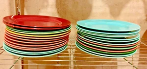 Plato de almuerzo vintage Harlequin Fiesta 9 pulgadas Homer Laughlin Company HLC EE. UU. @@@@ - Imagen 1 de 3
