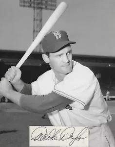 Walt Dropo Autographed Signed 8x10 Photo - MLB Red Sox Tigers - RARE! - w/COA - Picture 1 of 1