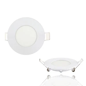 Pannello led 3 watt incasso tondo 110 lumen Ø 7 cm piatto slim panel - Foto 1 di 3