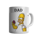Personalised Limited Edition Homer Simpson Cartoon Mug