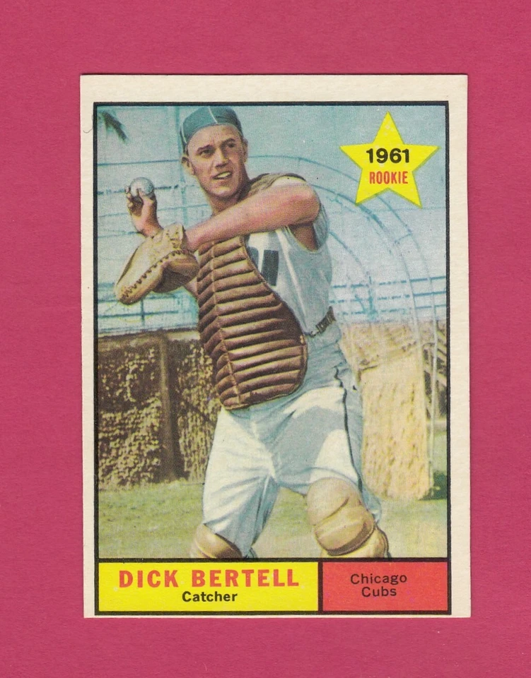 1961 Topps  # 441 Dick Bertell  --  Cubs  (EX)  Box 739 - Image 1 of 1