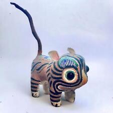1920 Chinese Folk Toy Beijing Cloth Lao Tiger Local Lucky Charm Eel'S Friend Har