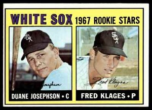 1967 Topps Duane Josephson/Fred Klages Rookie NM COND Chicago White Sox #373