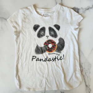 Member's Mark my favorite tea girls panda bear t-shirt reversible sequin donut - Picture 1 of 6