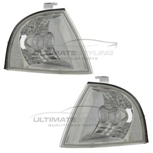 Front Indicator Lights Lamps Skoda Octavia Mk1 1U 2000-2005 Crystal Clear 1 Pair - Picture 1 of 24