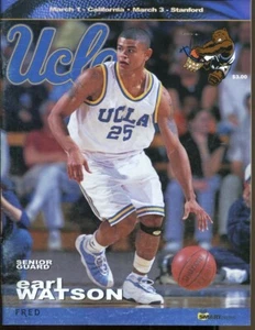 2001 UCLA v Cal Bears Basketball Program 3/1 Pauley Pavilion 54047 - Picture 1 of 1
