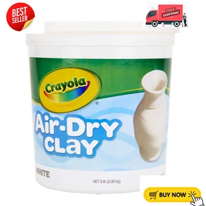 Air Dry Clay (5Lb Bucket), Natural White Modeling Clay for Kids..... - Picture 1 of 7