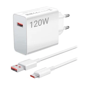 Caricabatterie Xiaomi Mi Hypercharge Charging Combo 120W + Cavo Type-A Type-C - Afbeelding 1 van 1