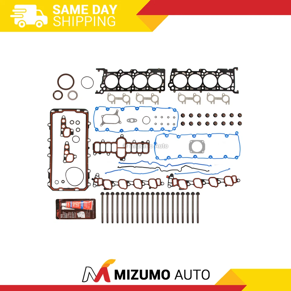 Juego completo de juntas pernos de cabeza aptos para Ford Explorer 97-98 serie E serie F Lincoln 5.4 Foto 1 de 4