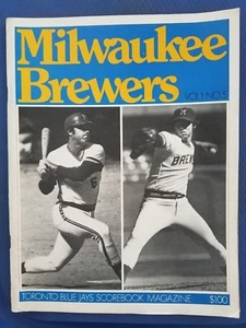 Toronto Blue Jays - Milwaukee Brewers 1977 Scorebook Magazine Inaugural Season H - Picture 1 of 12